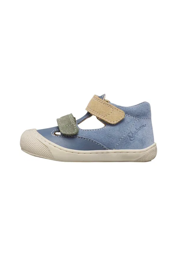 Кроссовки из замши Touch-strap Naturino, himmlisch