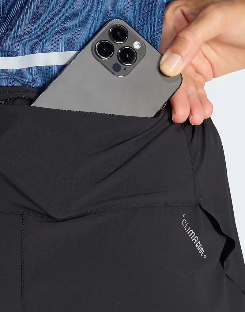 Шорты Adidas performance Adi365 climacool+ с 4 карманами, 2 в 1, черный — фото 4