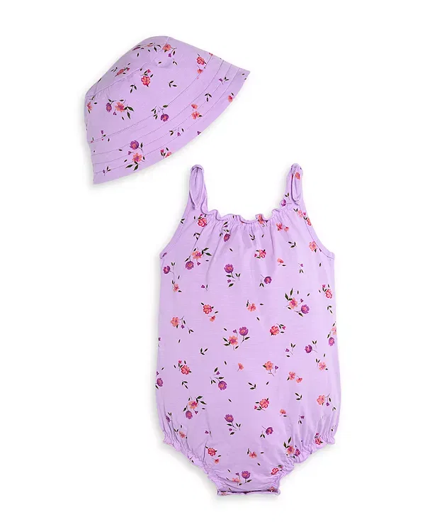 Детский комплект с цветочным принтом Bloomie's Baby, Pink Floral — фото 3