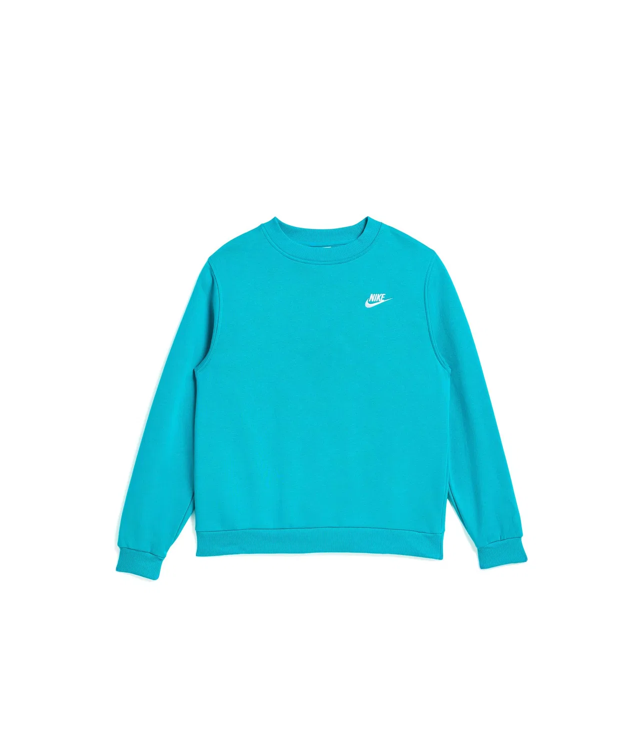 Флисовая толстовка Sportswear Club (для детей постарше) Nike Kids, Energy/White