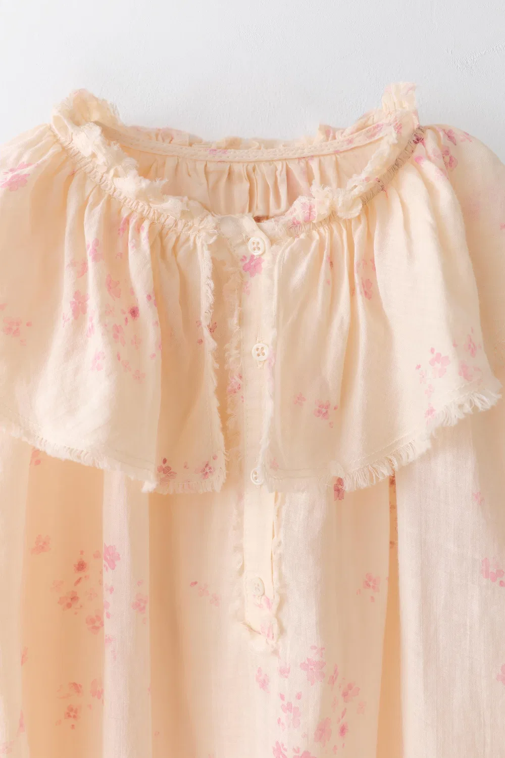 Платье с цветочным принтом, 100% рами, 6-12 лет, лимитированная серия ZARA, Pinks — фото 3