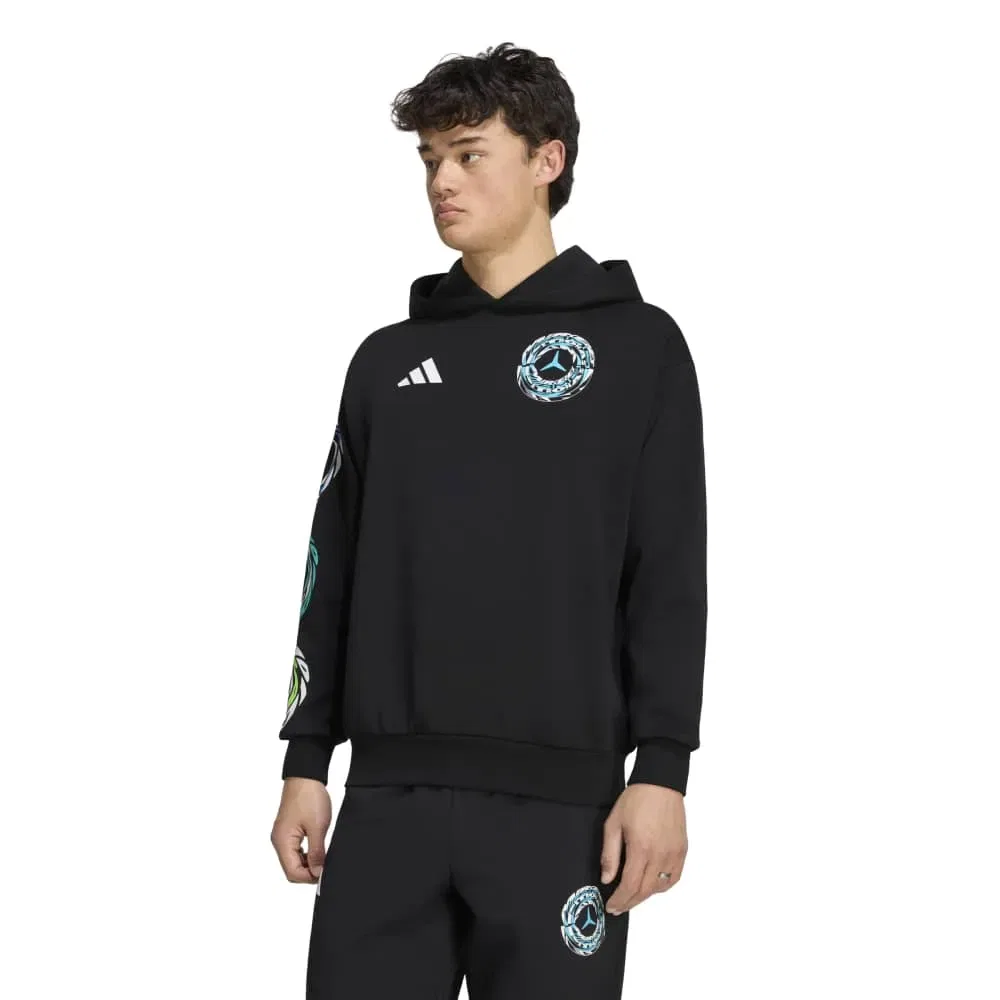 Женский свитшот с принтом Lights On Hoodie Adidas, Black