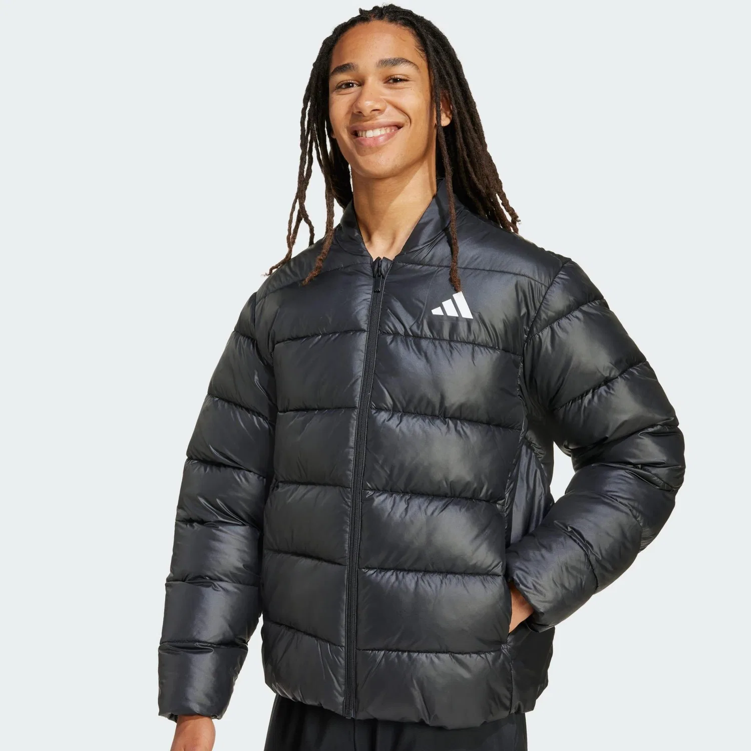 Мужская куртка с утеплителем Essentials CLIMAWARM Adidas, Schwarz — фото 4