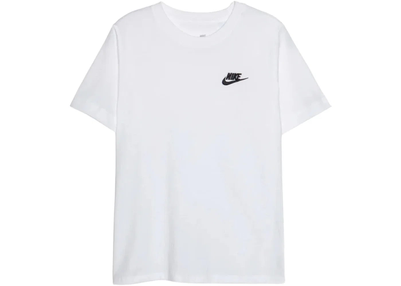 Мужская футболка с принтом Nike Sportswear Club T-shirt, White/Black