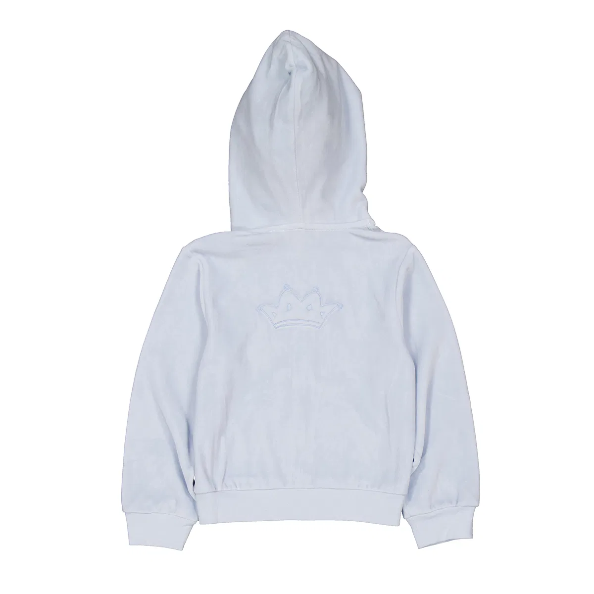 Худи из велюра с крыльями ангела Kids Angel Wing Velour Hoodie Marie Chantal, Blue — фото 2