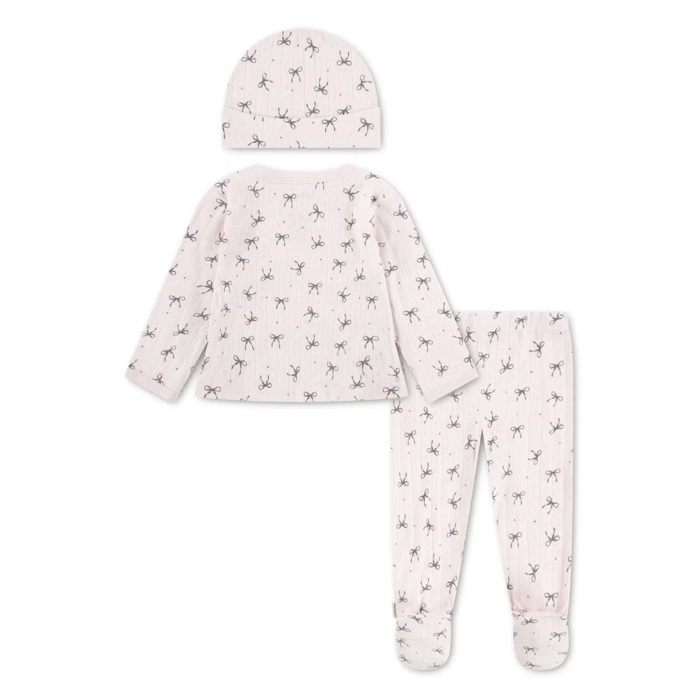 Комплект детской одежды с принтом Am6 Huggies, розовый — фото 2