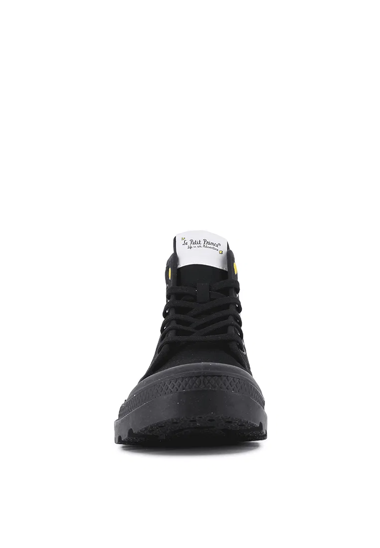 Ботинки женские, утепленные, модель Pampa Petit Prince, Unisex, черные Palladium — фото 3