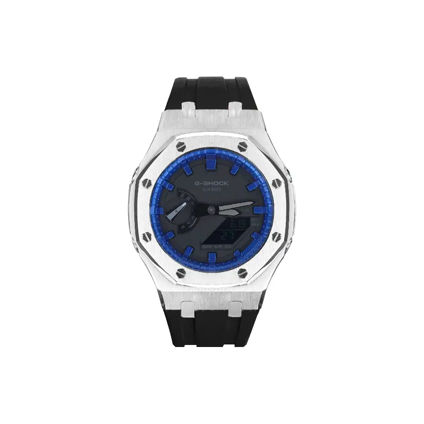 

Unisex Custom Collection Watch CASIO, flare night star path-серебряный черный collection (синий фиолетовый)
