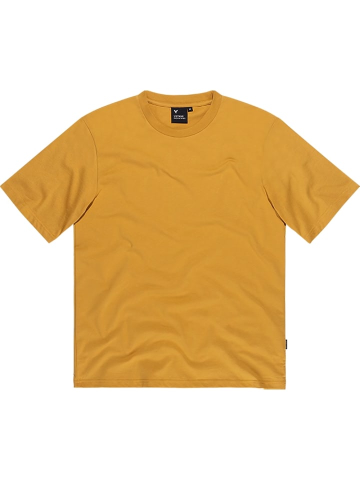 

Футболка Devin T-Shirt желтого цвета Vintage Industries, Желтый, Футболка Devin T-Shirt желтого цвета Vintage Industries