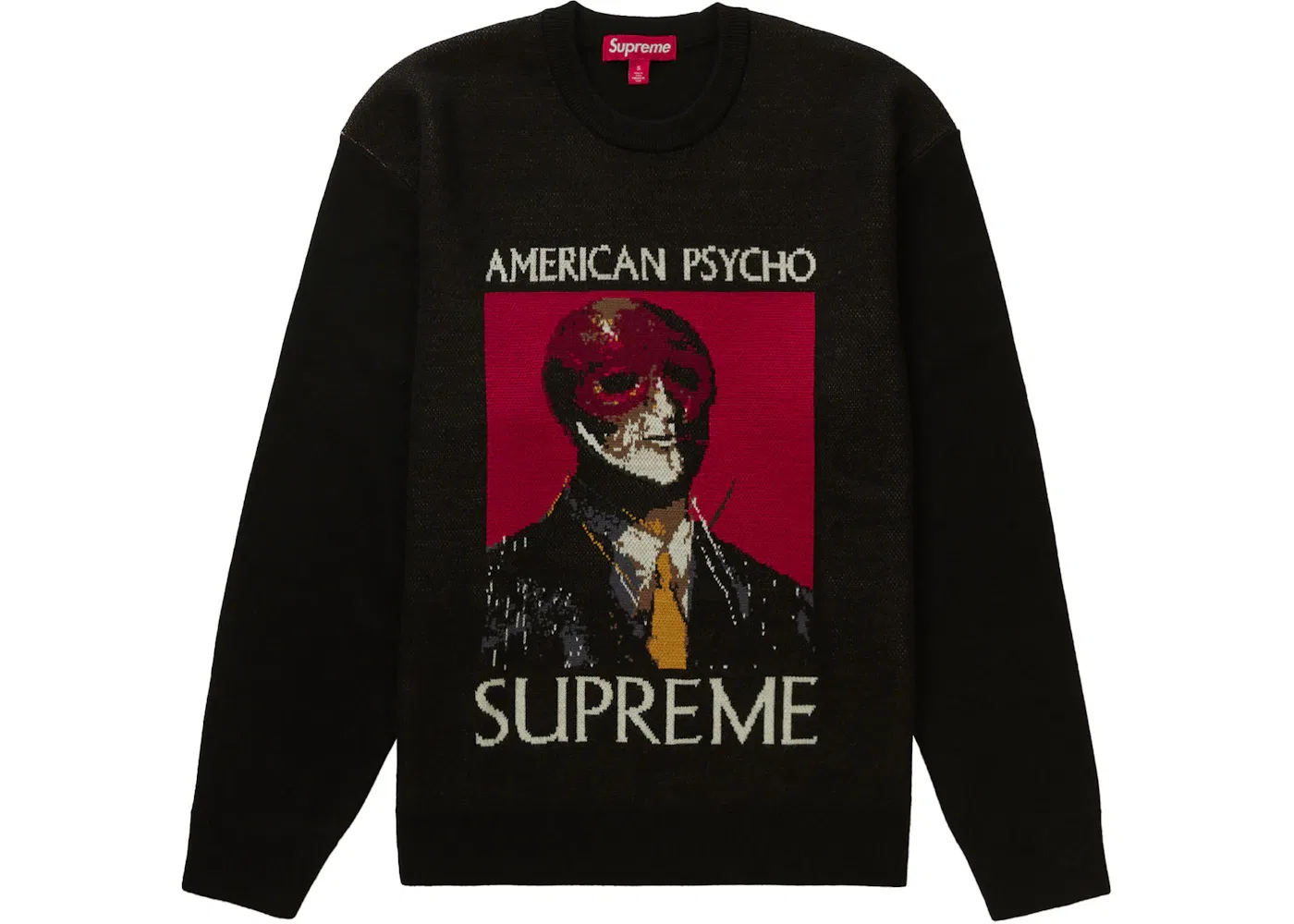 Мужской свитер с принтом American Psycho Supreme, Black