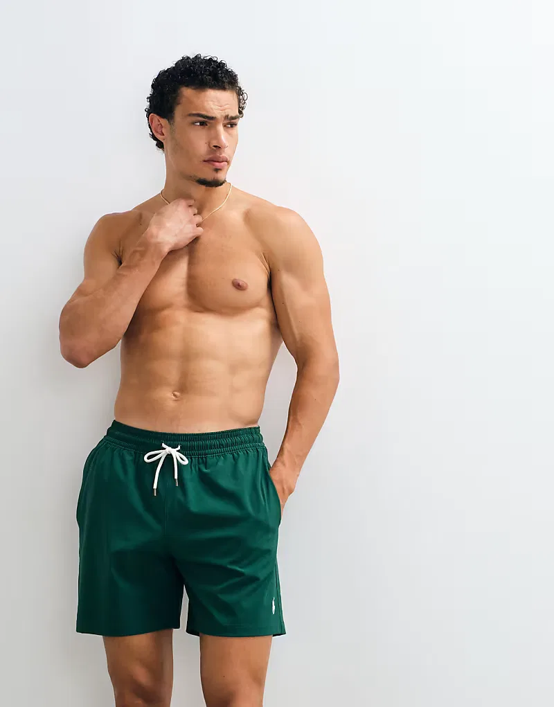Плавки Polo Ralph Lauren Traveller лесного, зеленый