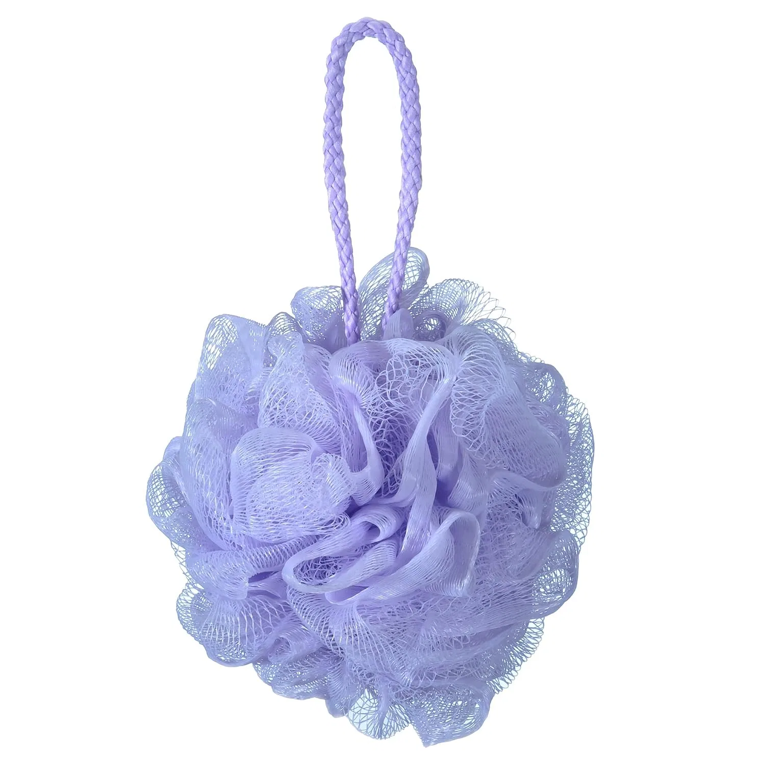 Мочалка для душа Mesh Bath Sponge, 4 шт, 60 г каждая, iboodi, Purple — фото 2