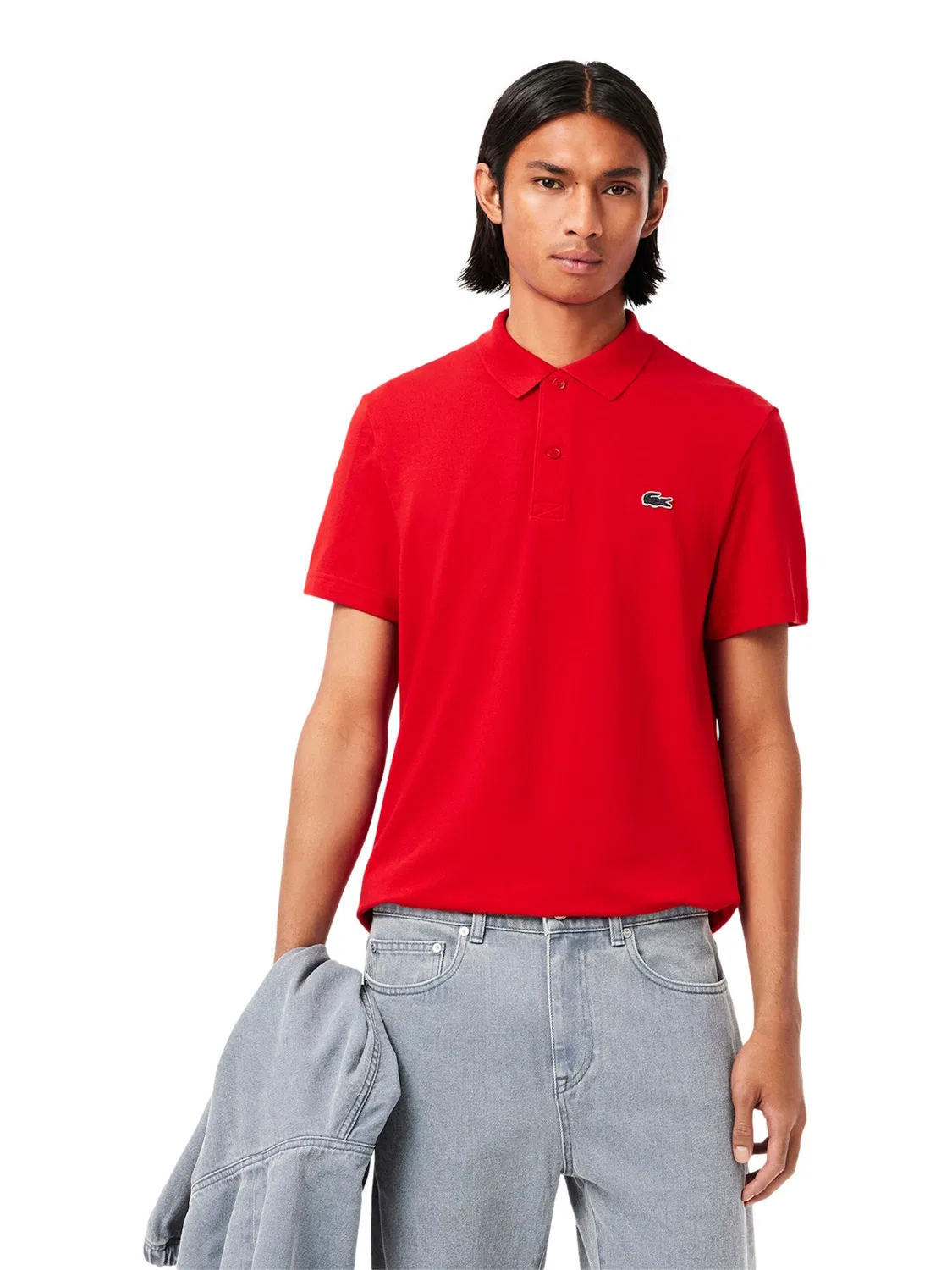 Рубашка Lacoste красного цвета — фото 2