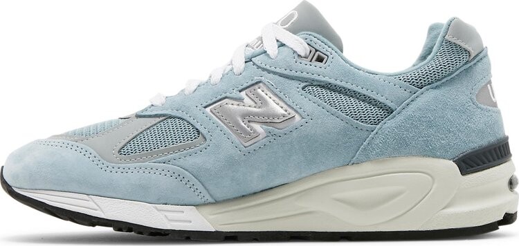 Кроссовки New Balance Kith x 990v2 Made in USA 'Storm Blue', синий — фото 4