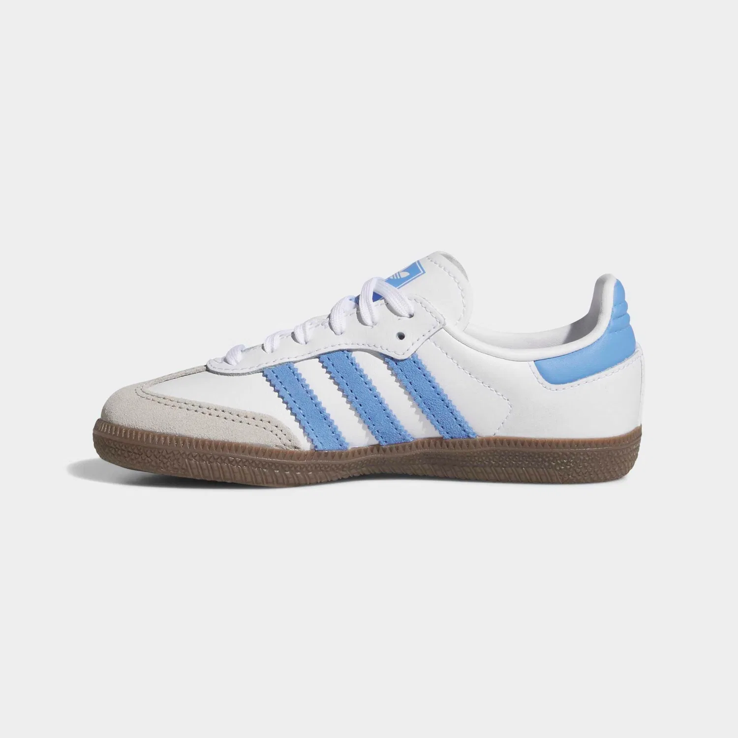 Детские кроссовки Samba OG Adidas Originals, Cloud White/Blue Fusion — фото 3
