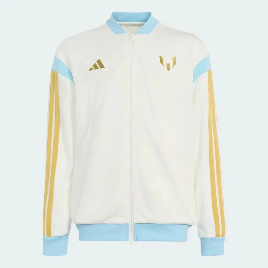 Детский свитшот с длинным рукавом Messi House Of Tiro Track Top adidas, Белый