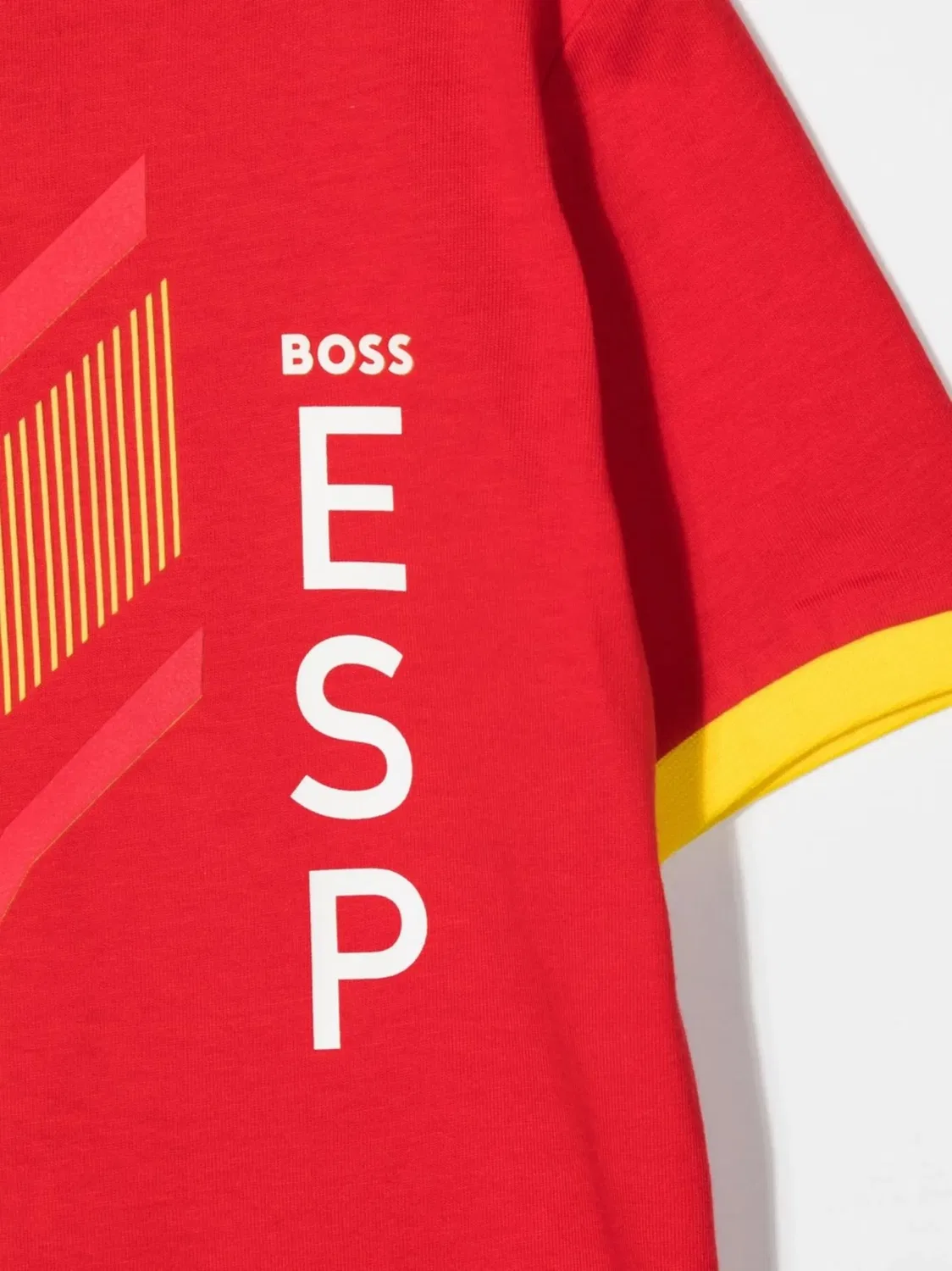 Футболка с принтом Spain BOSS, красный — фото 2