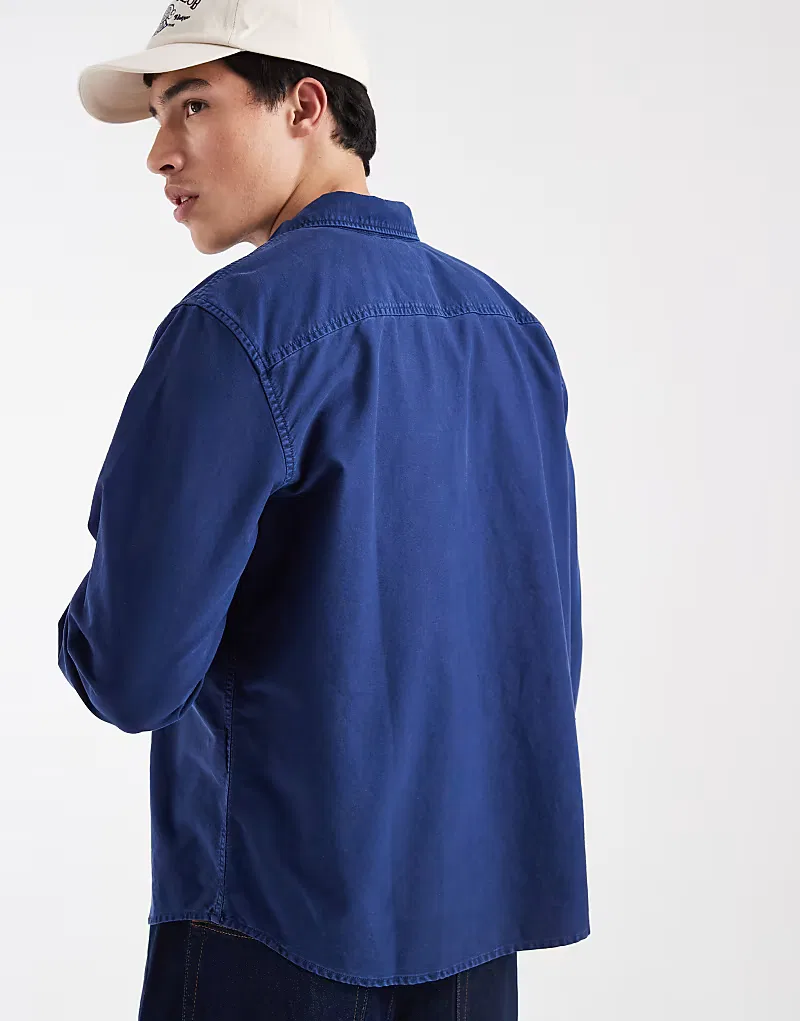 Рубашка authentic на пуговицах Levi's, темно-синий — фото 4