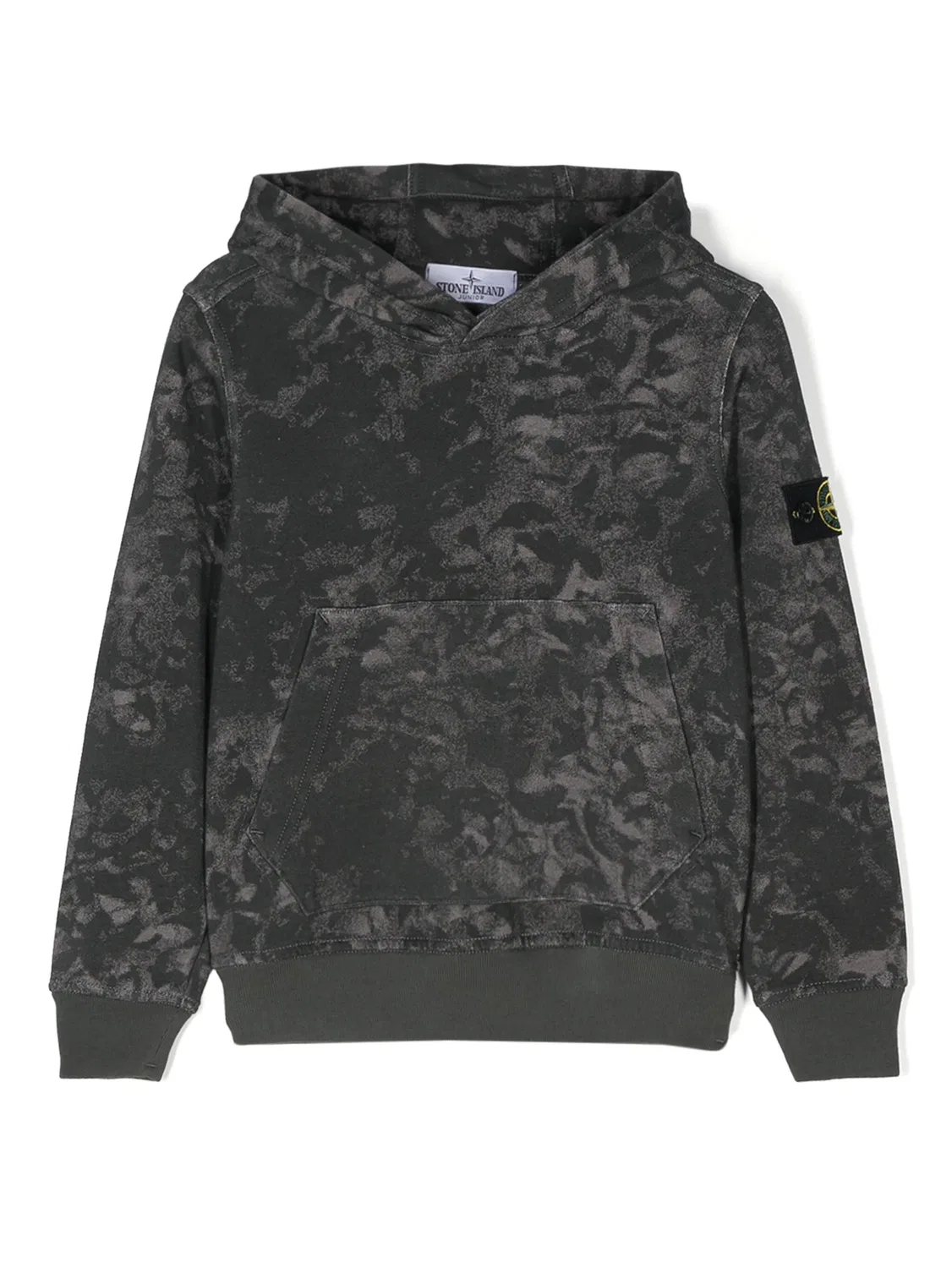 Stone Island Свитшот с нашивкой Compass хлопковый черный