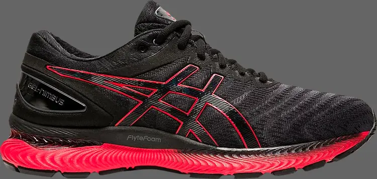

Кроссовки gel nimbus 22 'black classic red' Asics, черный
