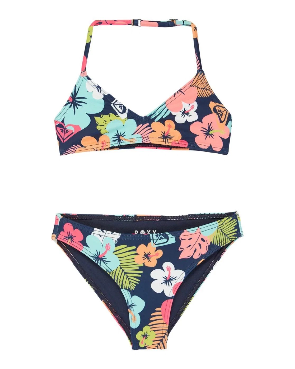 Детское бикини-комплект с бретельками MORNING FLOWER SET Roxy, Blau