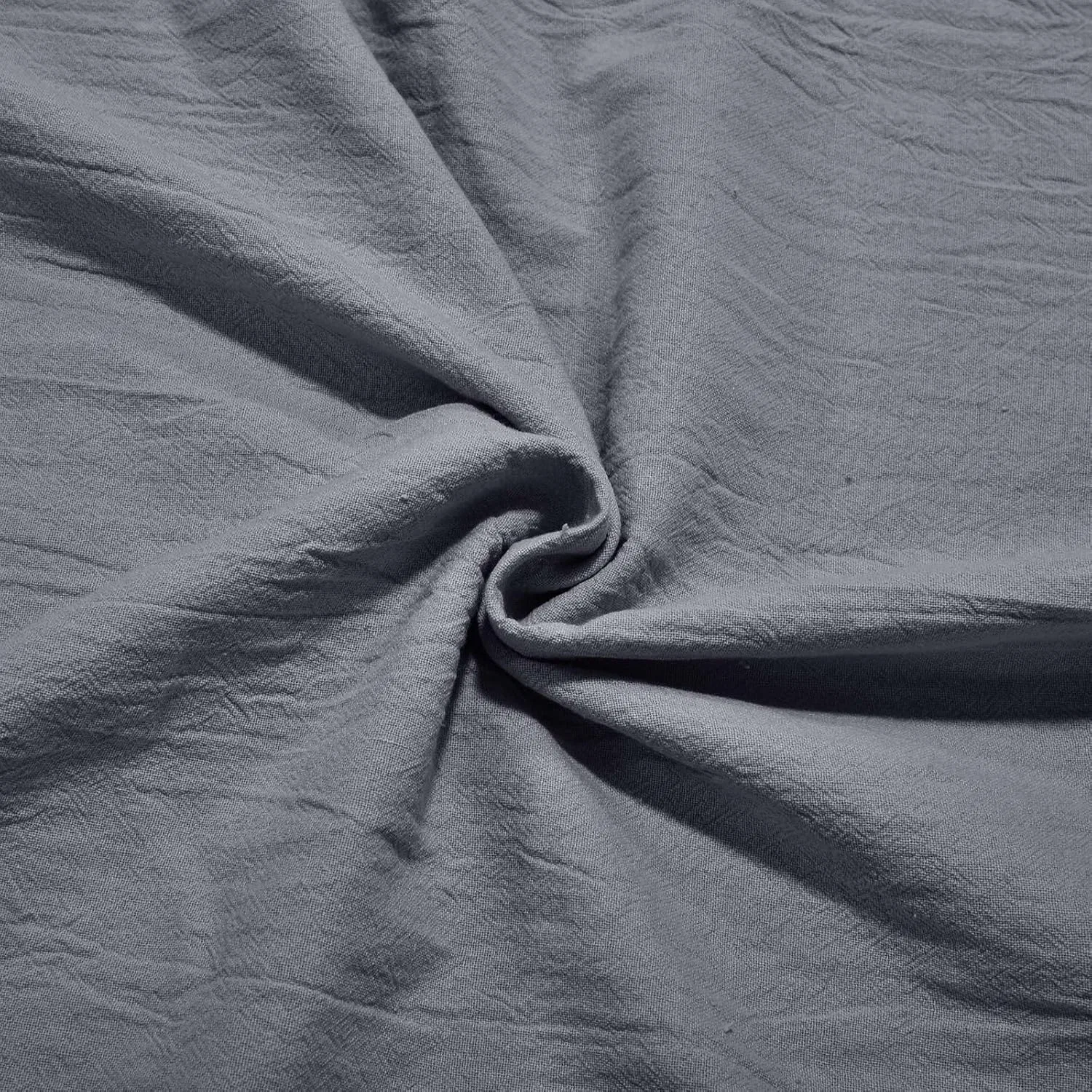 Мужская свободная футболка из льна, Grey — фото 2