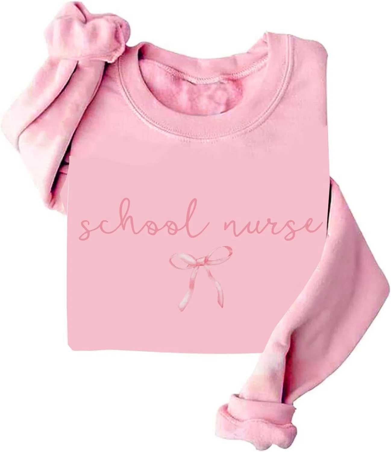Женский свитшот с принтом School Nurse, розовый