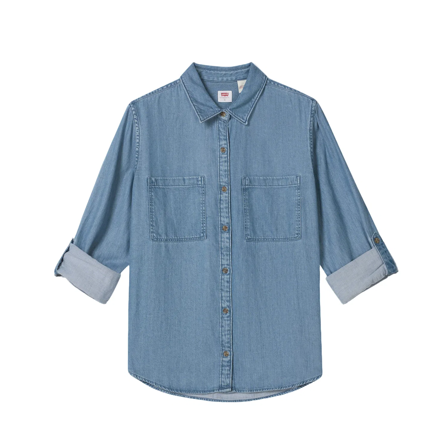 Женская рубашка с лацканами Levis, Light Blue