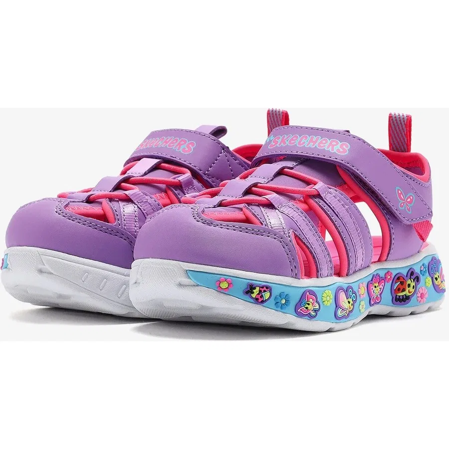 Сандалии Skechers Play Scene Splash - Cute Crew, Фиолетовый — фото 3