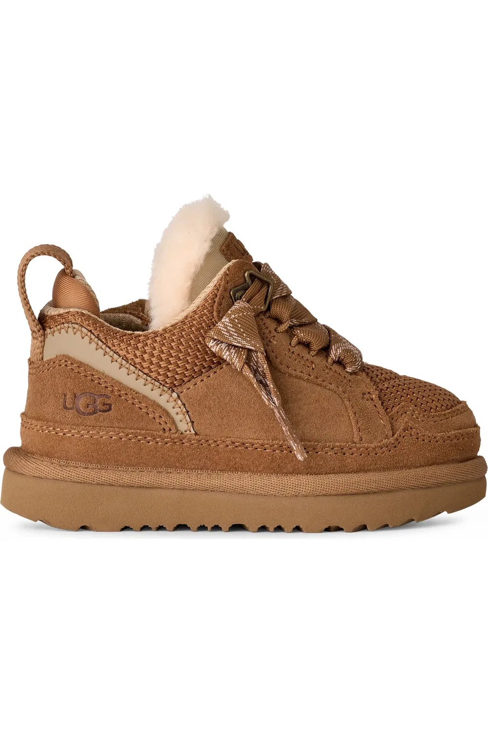 Детские кроссовки на плоской подошве Lowmel UGG, Chestnut — фото 2