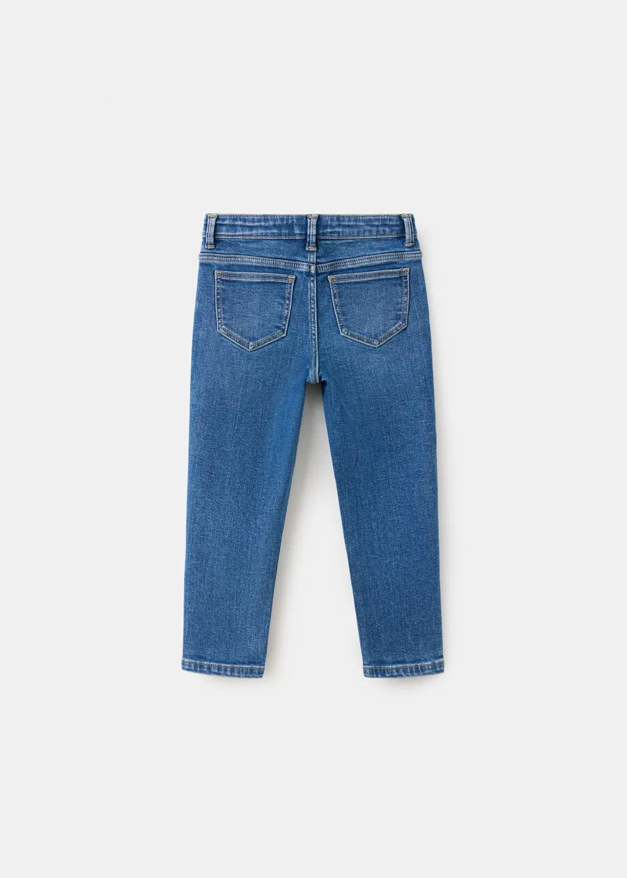 Детские джинсы MANGO KIDS Regular Jeans 'ELENA' синего цвета — фото 2