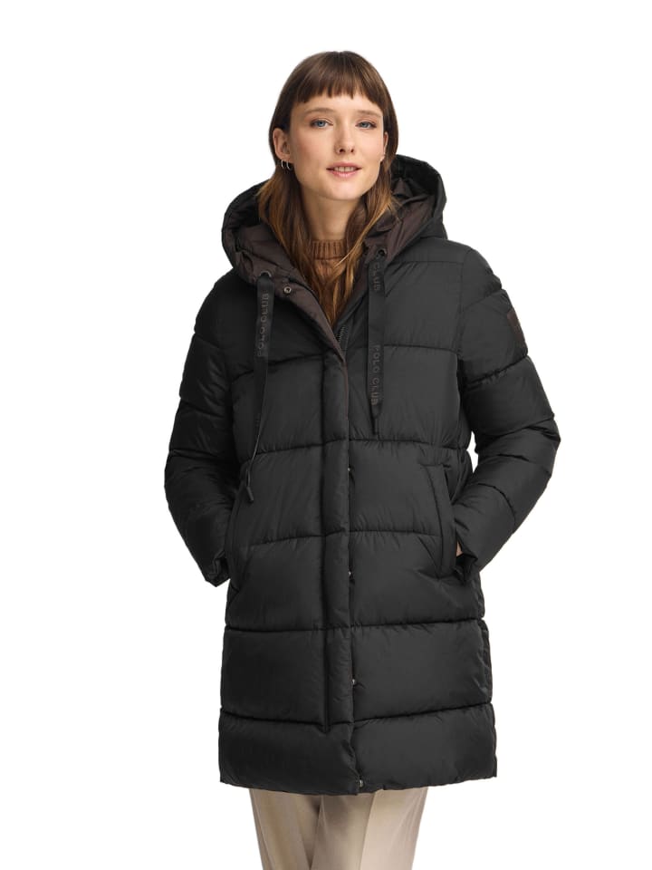 

Пальто черно-коричневого цвета Polo Club