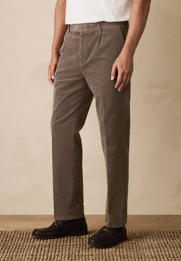 Брюки вельветовые Regular Fit Next, taupe brown, коричневый
