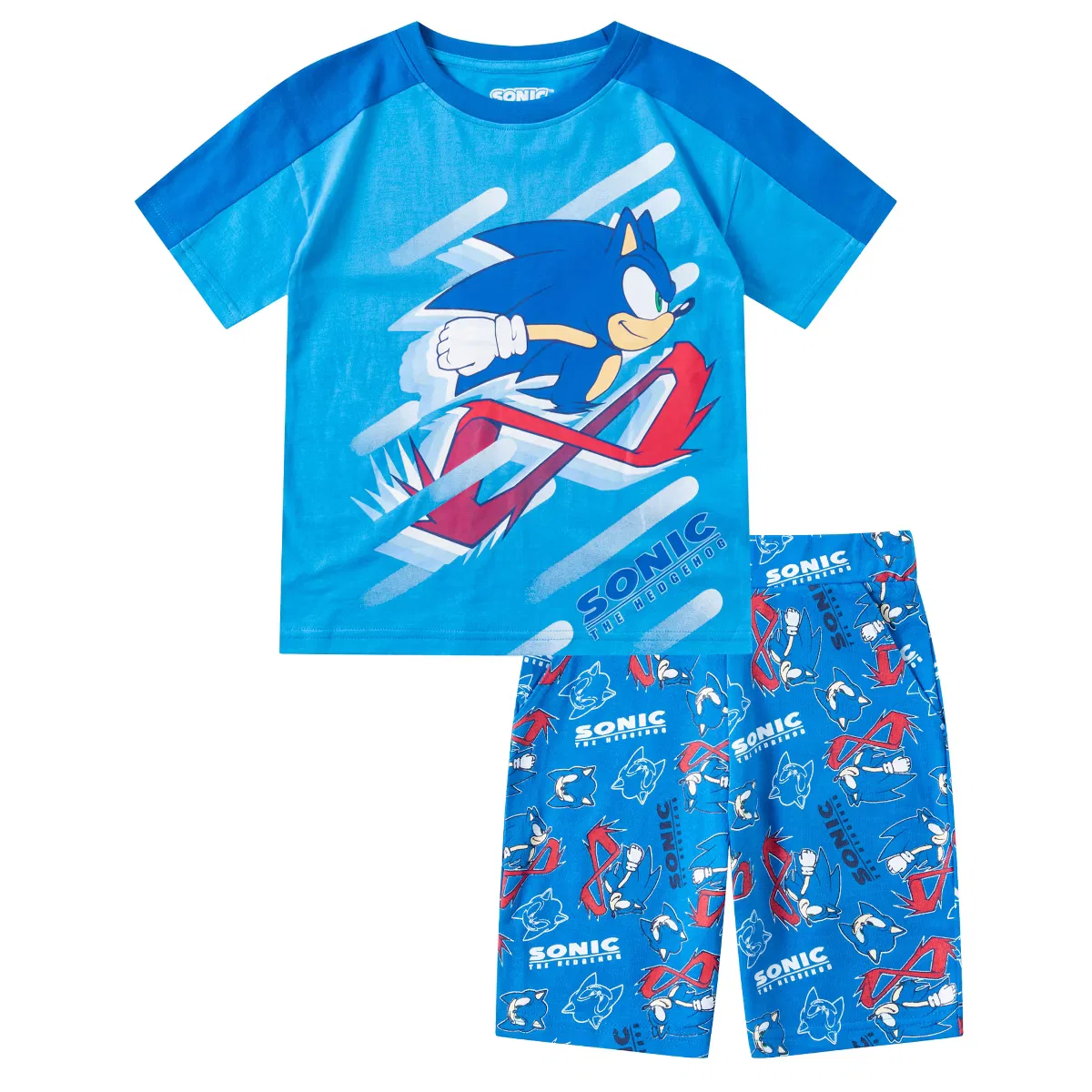 Комплект футболка и шорты с коротким рукавом Sonic the Hedgehog, Blue