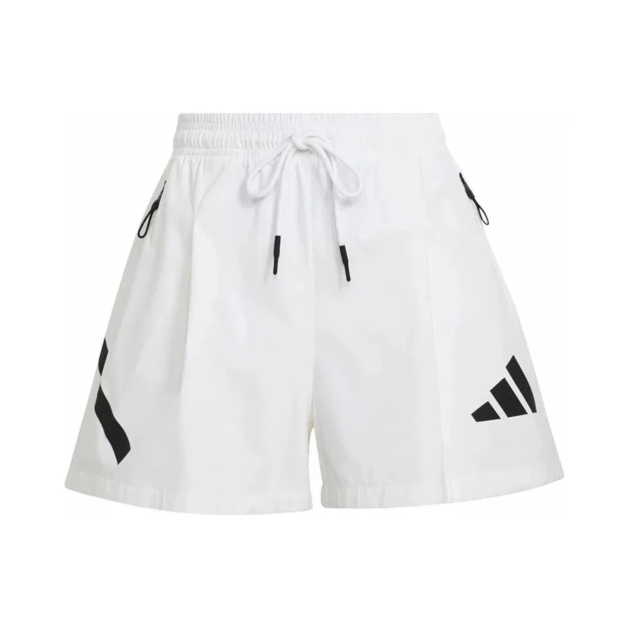 Шорты спортивные с принтом W Z.N.E. WV SH adidas, Белый