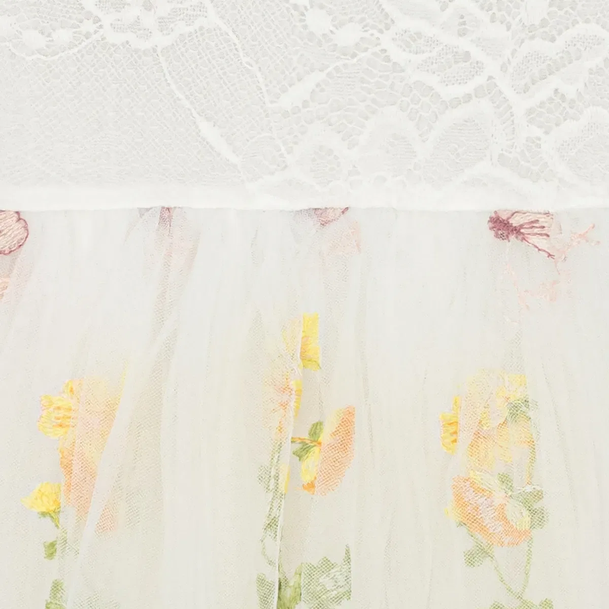 Платье с вышивкой Enchanted Uk Flower Girl Boutique, White — фото 3