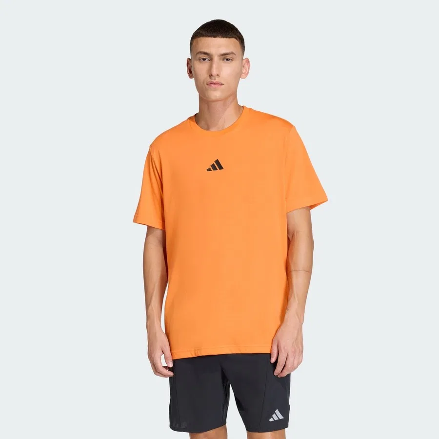 Футболка с графическим принтом Performance Climacool Training Identity adidas, Оранжевый