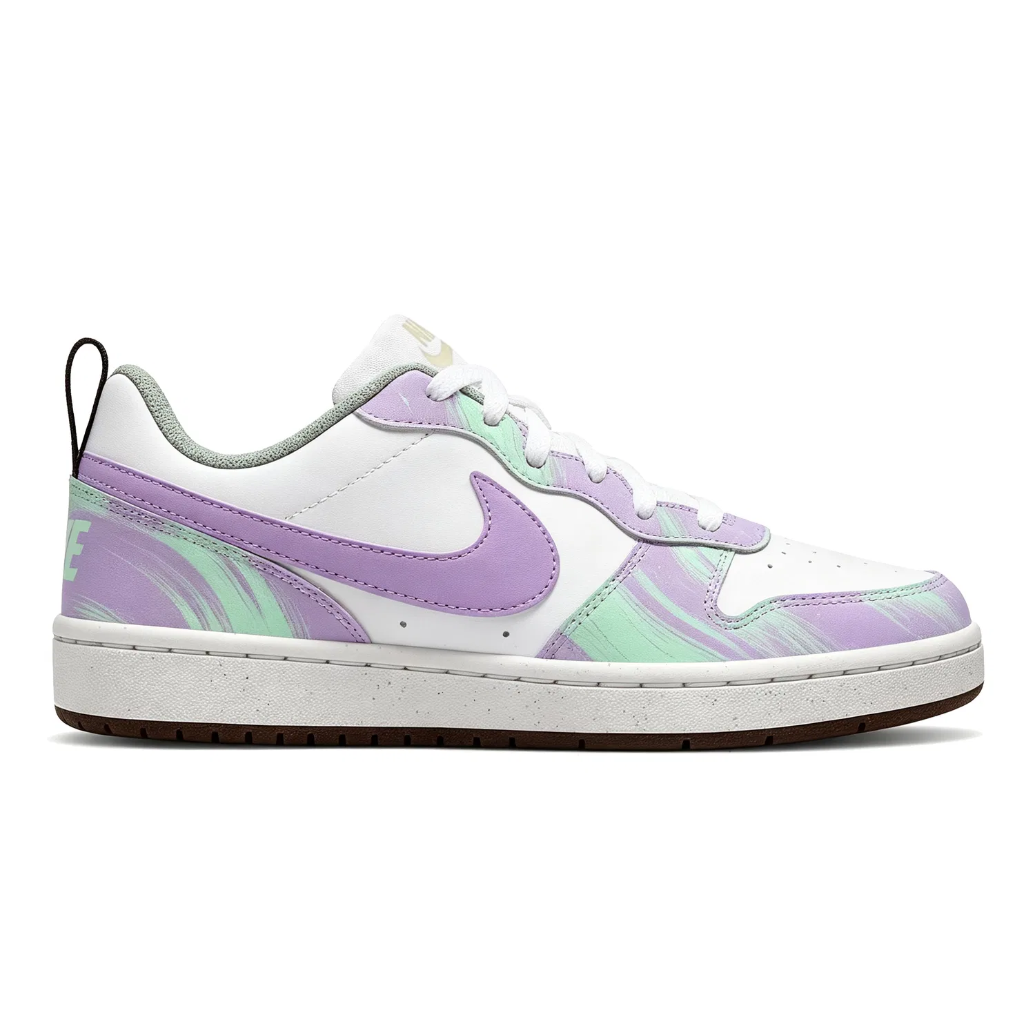 Детские кроссовки для скейтбординга с принтом Nike Court Borough, Purple Limited Shopping Bag — фото 4
