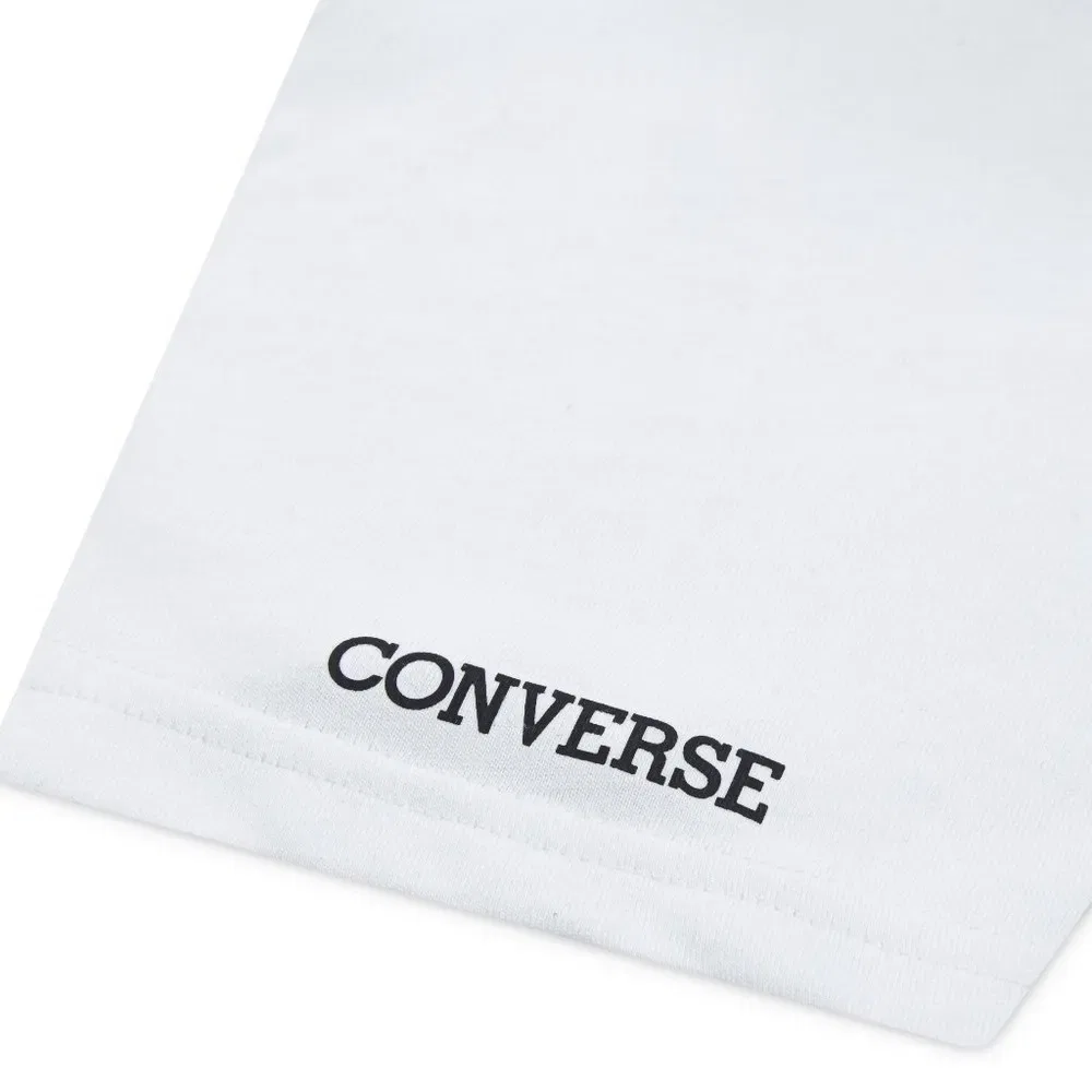 Детская футболка с принтом Converse kids, White — фото 3
