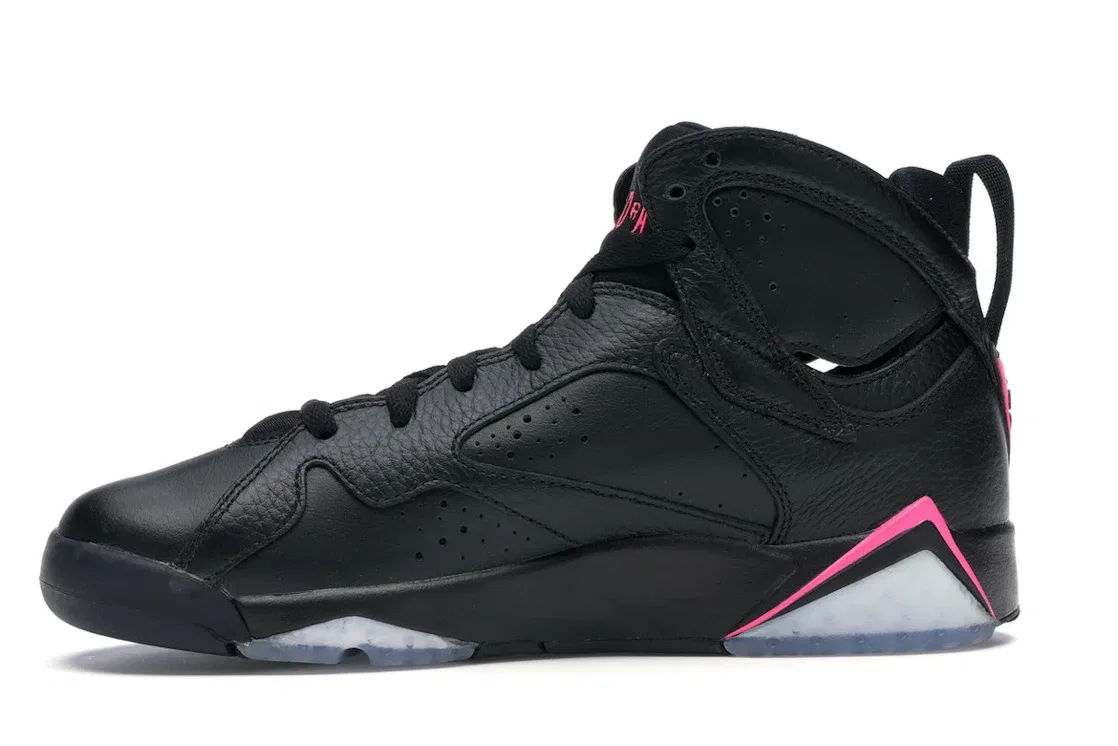 Детские кроссовки Lifestyle с принтом Jordan 7 Retro Jordan, Black/Hyper Pink — фото 3