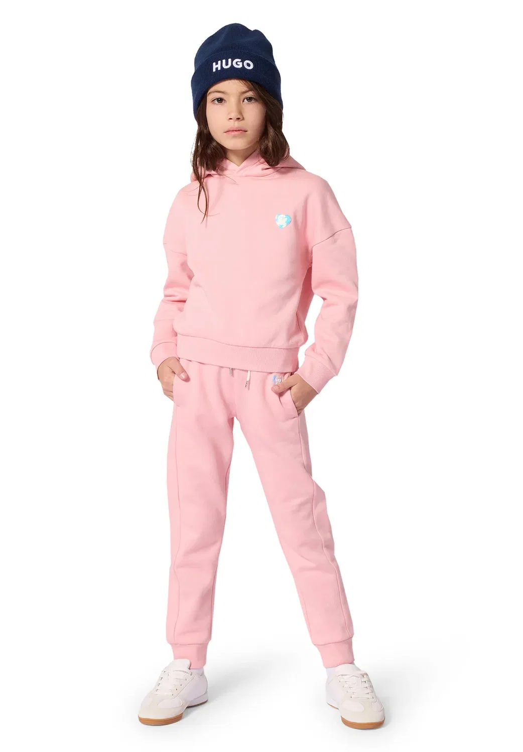 Спортивные штаны - штаны для спортивного костюма Hugo Kids, Pink Dolphin