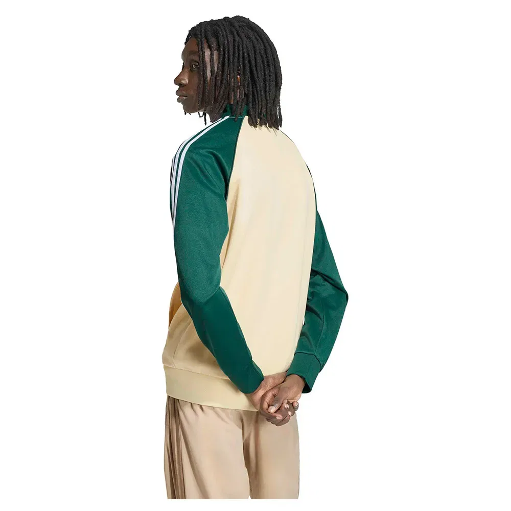Мужской свитшот с молнией SST Track Top Adidas Originals, Beige — фото 2