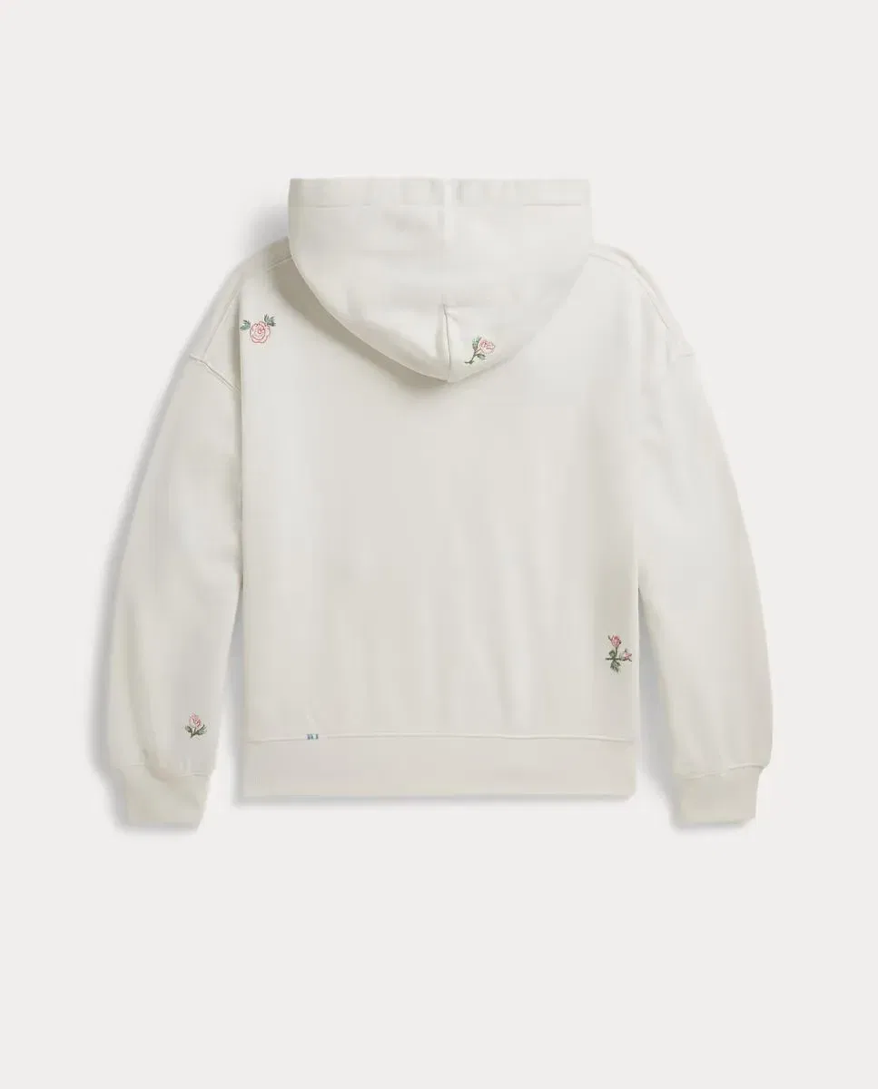 Детская худи для девочек с принтом Natural Polo Ralph Lauren — фото 2