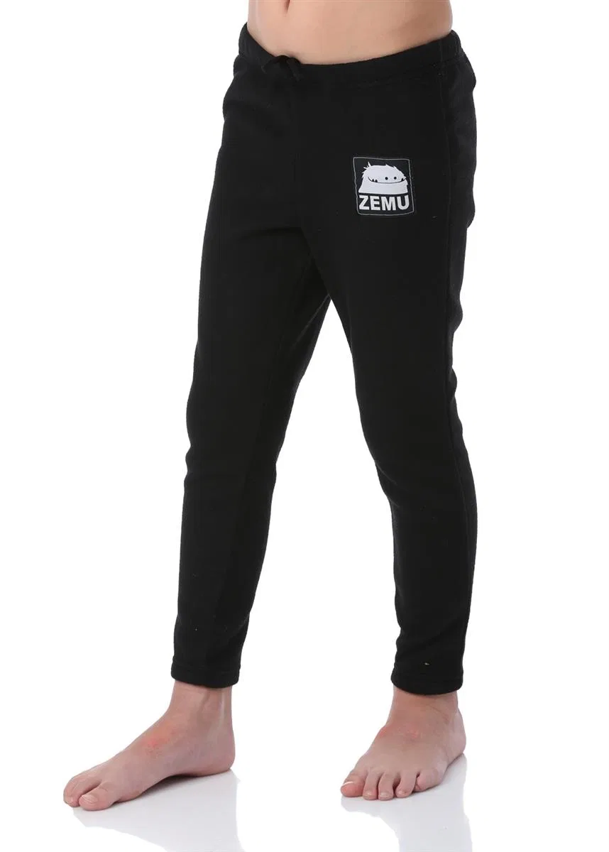 Флисовые штаны для мальчика Zemu Apparel, Black