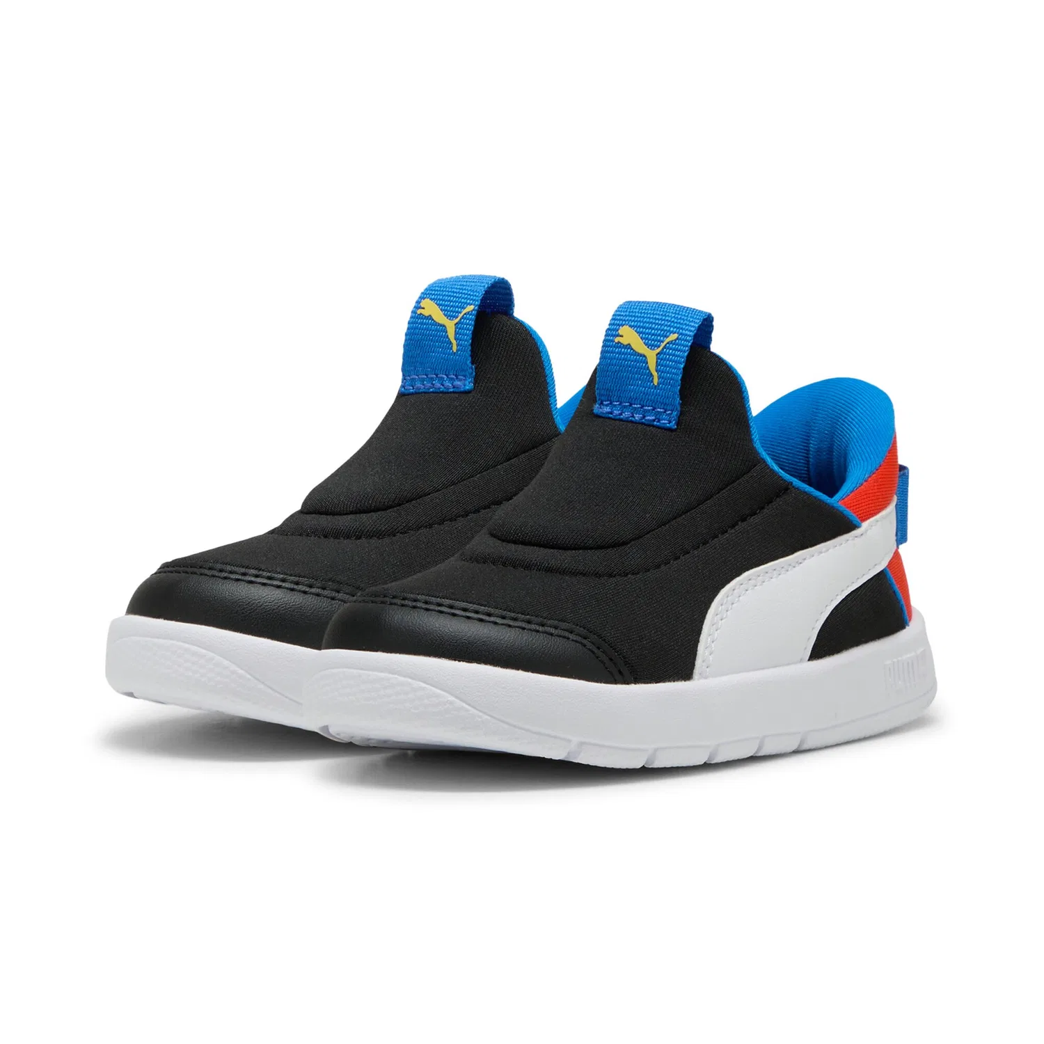 Детские кроссовки с технологией Ease In PUMA, Black/White/Red