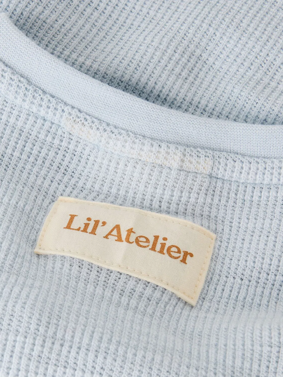 Рубашка Lil Atelier, голубой — фото 4
