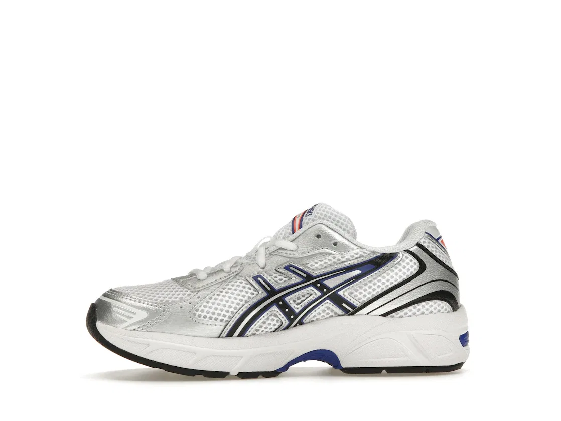 Детские кроссовки для повседневной носки ASICS Gel-1130, White/Prussian Blue — фото 3