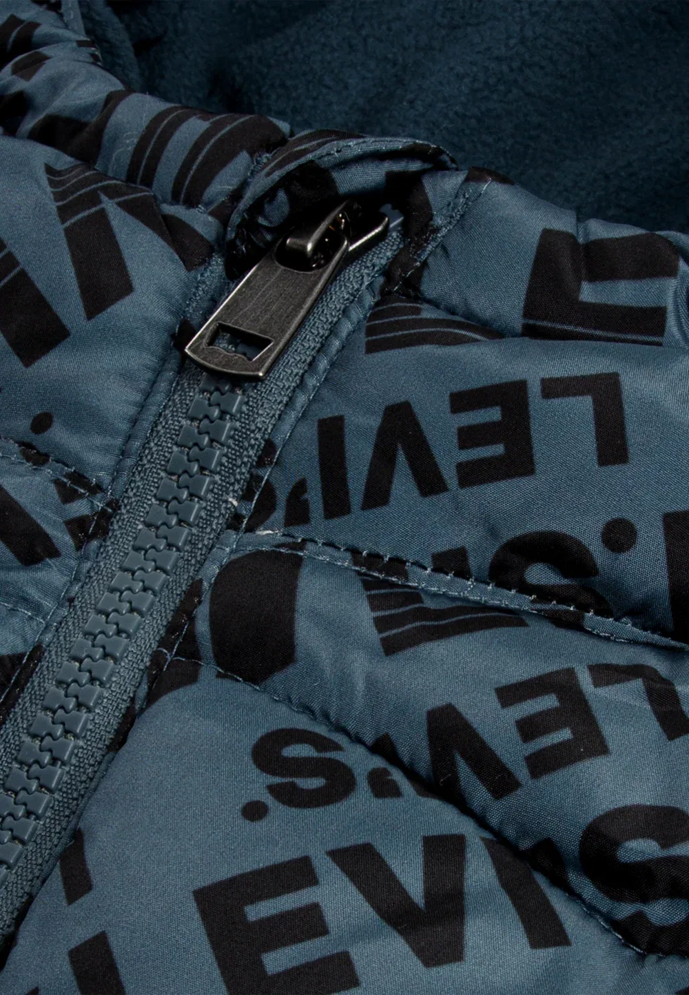 Теплый пуховик - зимняя куртка Levi'S, Blue-Grey — фото 3