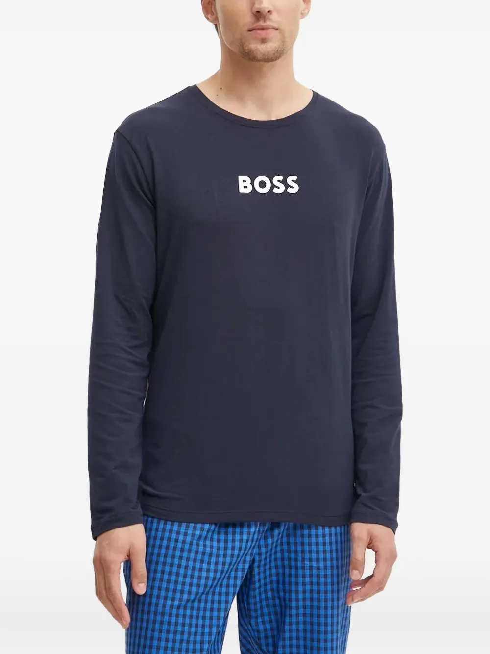

Пижама с логотипом BOSS, синий