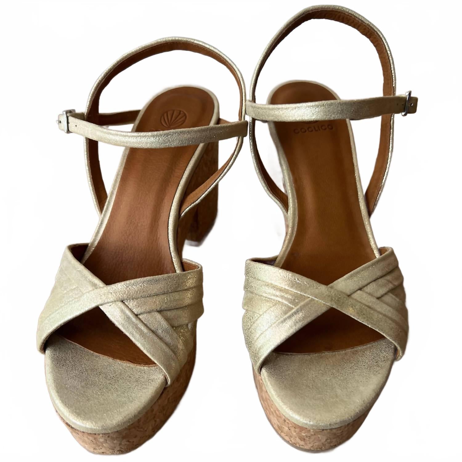 Women's Bee Sandal In Champagne COCLICO, Champagne